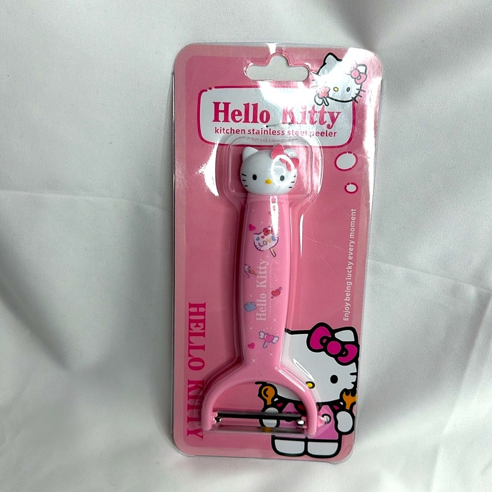 Sanrio Hello Kitty Stainless Steel Fruit Peeler Tool for Effortless Peeling